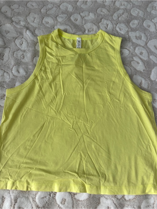 lululemon athletica Tops - lululemon athletica Neon Yellow Sleeveless Tank
